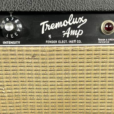 1964 Fender Tremolux 2-Channel 35-Watt 2x10" Piggyback Guitar Amp image 4