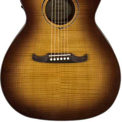 Fender FA-345CE Auditorium Acoustic-Electric Guitar 3-Tone Tea Burst image 1