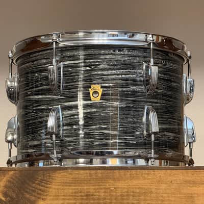 1967 Ludwig 13" Oyster Black Pearl 9x13" Rack Tom image 12