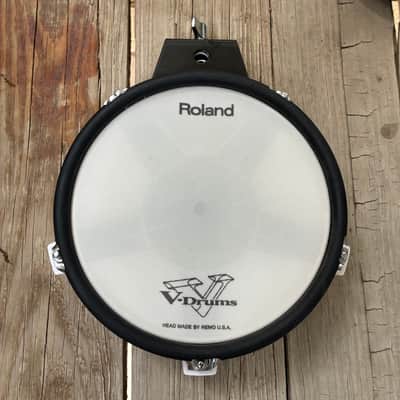 Roland PD-80 V-Pad 8" Single Zone Mesh Drum Pad 2010s - White electric drum set trigger pad image 1