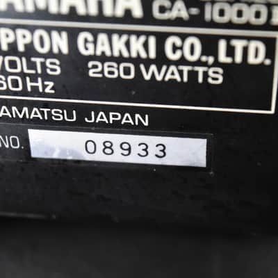 Yamaha CA-1000 III Stereo Amplifier in Very Good Condition [Japanese Vintage!] image 10