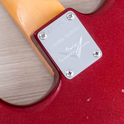 2020 Fender Custom Shop Limited Edition 1969 Stratocaster Journeyman Relic Aged Firemist Red w/ Case, COA, Tags image 16