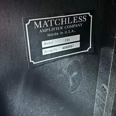 Matchless Lightning 15-Watt Guitar Amp Head & ESS Cabinet 2022 - Black/ Mocha/ White image 7