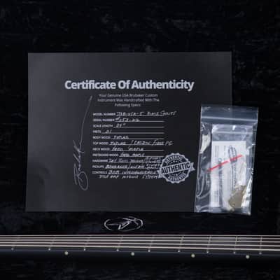 Brubaker USA Performance Series JXB-5 Electric Bass Guitar - Black Satin - #050 image 11
