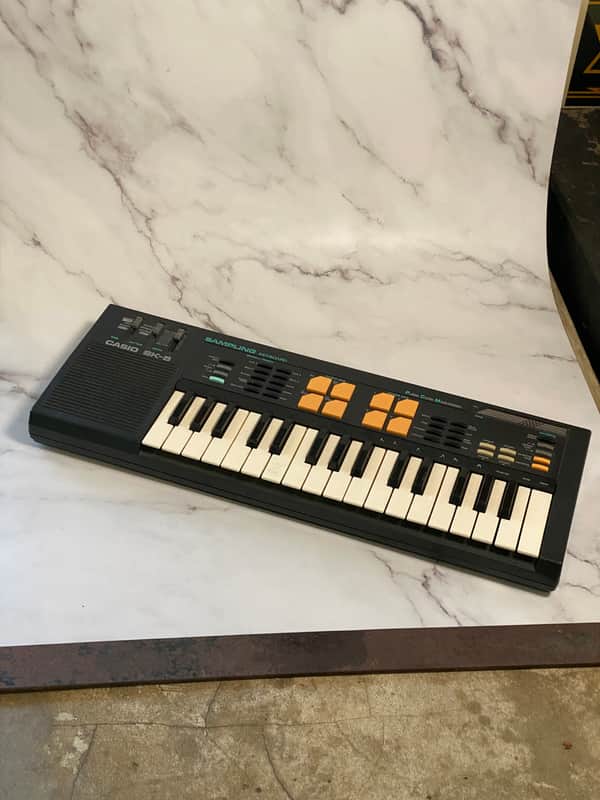 Casio SK-5 32-Key Sampling Keyboard 1980s - Black image 1