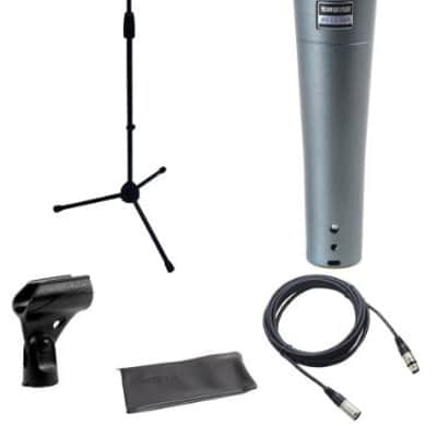 Shure BETA 58A+BOOM STAND+XLR CABLE BETA-58 MIC Clip Beta58 Contact Us for Deals image 1