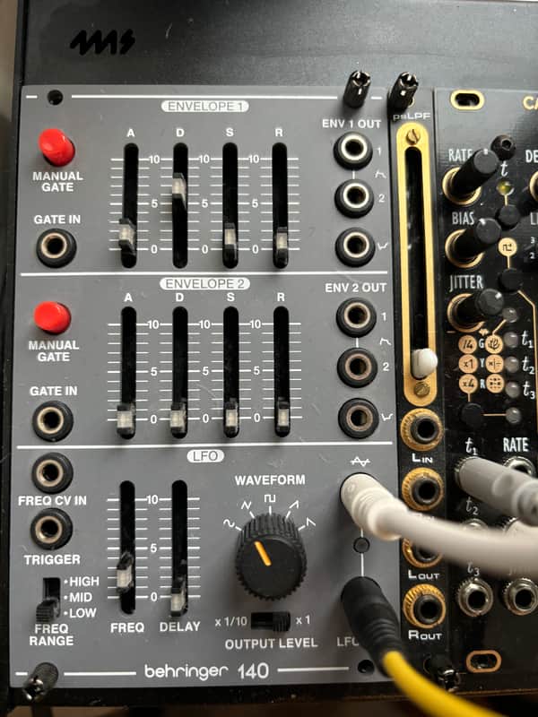 Behringer 140 Dual Envelope/LFO Eurorack Synthesizer Module 2020 - Present - Gray image 1