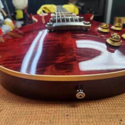 Gibson Les Paul Standard Limited Custom Color Edition Ebony fretboard 50s Neck Profile 2005 - 2006 - Black Cherry image 10