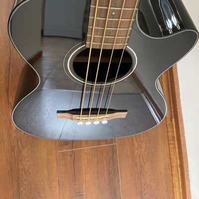 Fender CB-60SCE Acoustic-Electric Bass w Gator Bag - Black imagen 5
