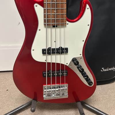Sadowsky MetroExpress Vintage J/J 5 String Bass w/Morado Fingerboard - Candy Apple Red image 2