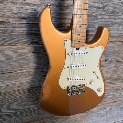 Friedman Vintage S Aged Guitar - Gold Metallic (Medium Aging) image 3