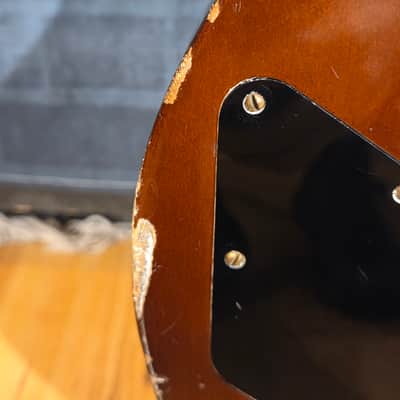 Vintage 1970s Jadee LP-Copy Electric Guitar Sunburst image 23