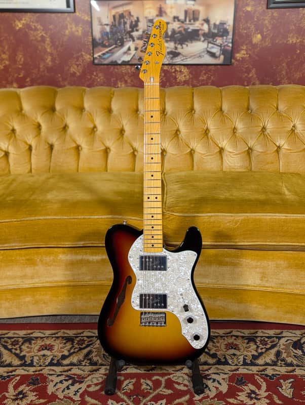Fender American Vintage II '72 Telecaster Thinline 2022 - Present - 3-Color Sunburst
