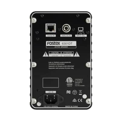Fostex 6301DT 4″ Active Studio Monitor Speaker Powered with Dante image 2