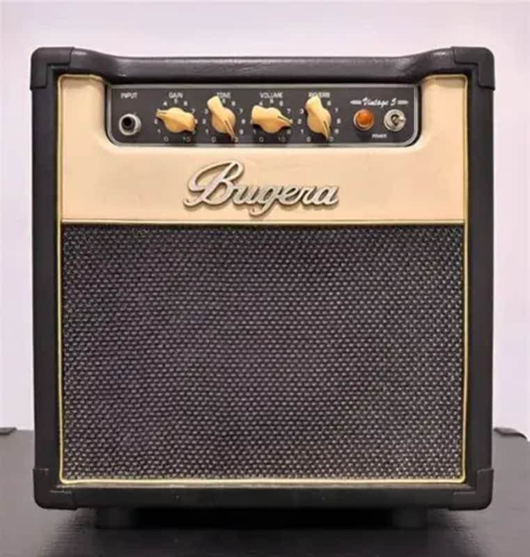 Bugera V5-INFINIUM 5W 1x8 Guitar 5W Combo 2010s - Black/Cream image 1