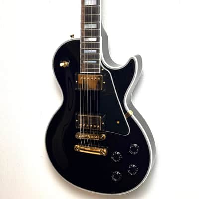 Gibson Custom Shop Les Paul Custom 2021 - Ebony w/ Gold Hardware image 1