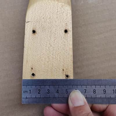 Caraya Maple Wood Guitar Neck, 22 Frets Rosewood Fingerboard image 6