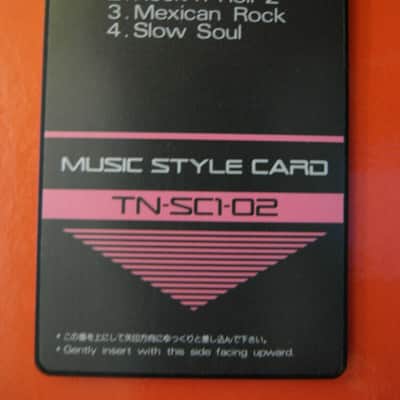 Roland TN-SC1-02 50's 60's M Town Mexican rock Style card ROM E-70 E5 KR Piano