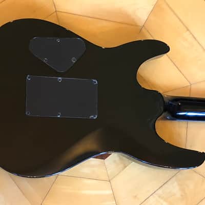 NEW DBZ Barchetta Neck Thru Electric Guitar- Floyd Rose-Trans Blue, Skull Gloss Korea image 12