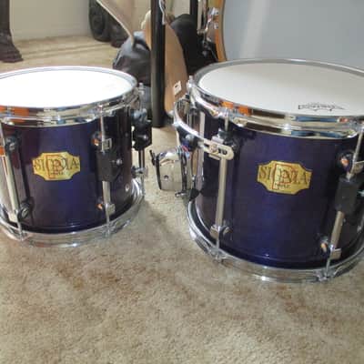 RARE! PREMIER  SIGNIA 7 PC SAPPHIRE MAPLE DRUM SET - WOW - READ THE WORDS!!!! image 1