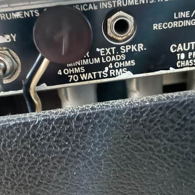 Fender Pro Reverb 2-Channel 40-Watt 2x12" Guitar Combo 1970 - 1976 - Silverface image 9