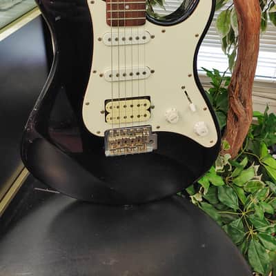 Yamaha EG112 HSS Strat Style Electric Guitar 2010's - Black image 2