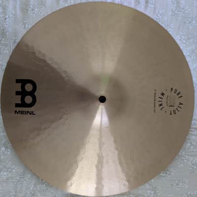 Meinl 15" Pure Alloy Traditional Medium Hi-Hat Cymbals (Pair) 2017 - Present - Traditional image 4