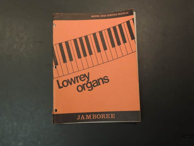 Lowrey Model M325 Service Manual