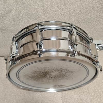 Ludwig No. 410 Super-Sensitive 5x14" 10-Lug Aluminum Snare Drum with Keystone Badge 1963 - 1969 - Chrome-Plated image 5