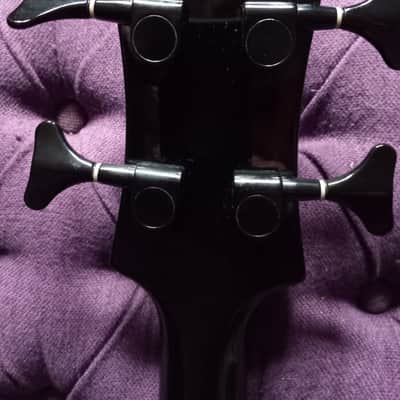 Epiphone Les Paul Special Bass 2008 Black Flame Top w Hard Shell Case image 5