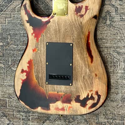 Distressed SRV tribute Strat style image 7