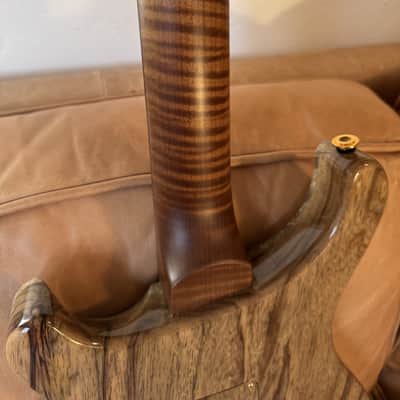 2019 PRS Private Stock #7959 Custom 24 - Natural Buckeye Burl - Roasted Curly Maple Neck - Fatback Black Limba Body image 5
