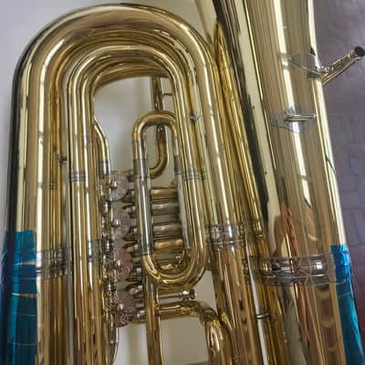 Mint Open Box Sierman "Tanker" 1030 Model BBb Tuba - Lacquered with Case and Mouthpiece image 9
