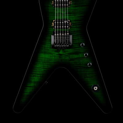 Dean USA ML Flame Top Kahler - Emerald Green Burst #21098 image 1