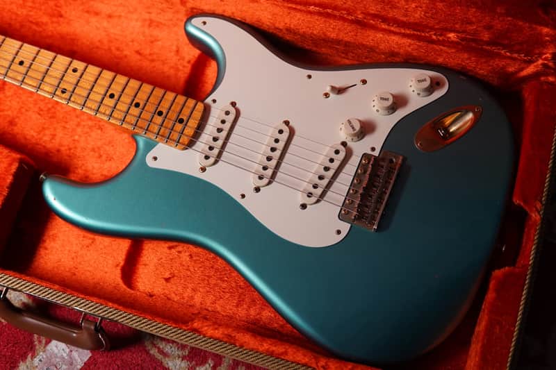 Fender Masterbuilt ’56 Stratocaster Journeyman Relic Yuriy Shishkov 2016 - Faded Green Metallic image 1
