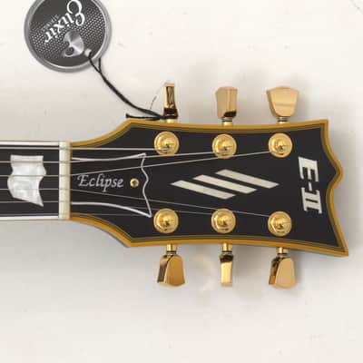 ESP E-II Eclipse VB Vintage Black Guitar B Stock image 4
