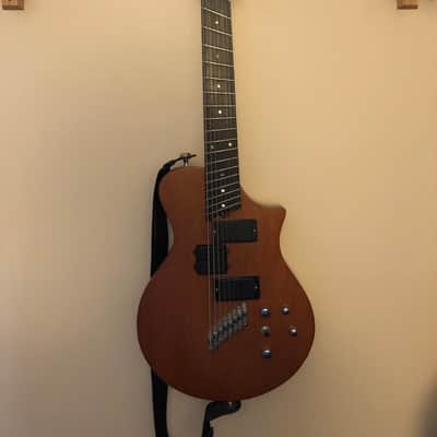 Wes Lambe Guitars 8S (8 string solidbody) 2007 Natural Mahogany image 1