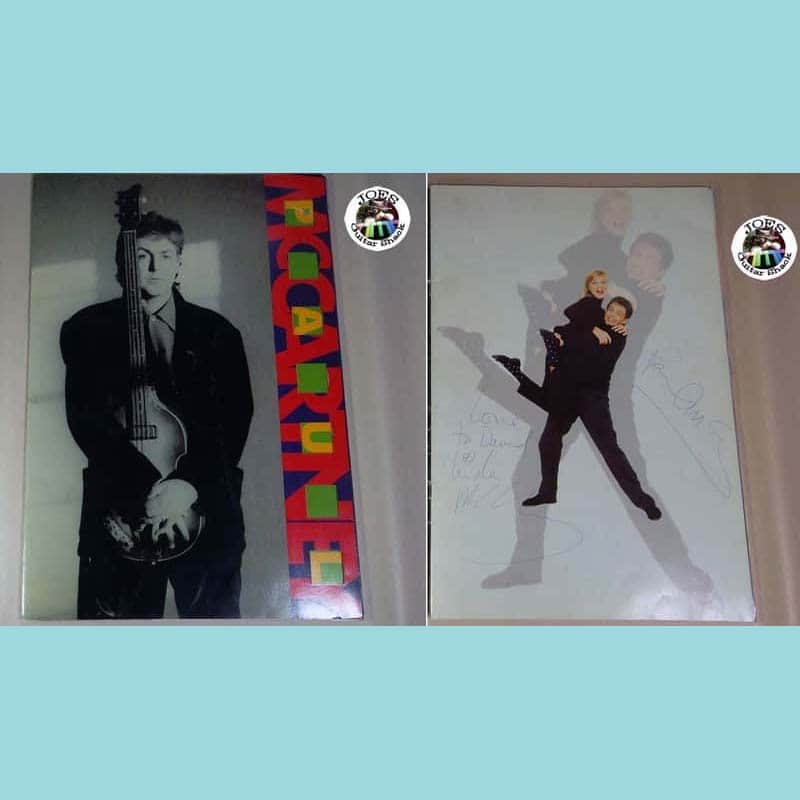 Paul McCartney 1989-1990 Signed Autograph 22x16 World Tour Book With Panoramic View Poster Highly Sought After And Very Rare! image 1