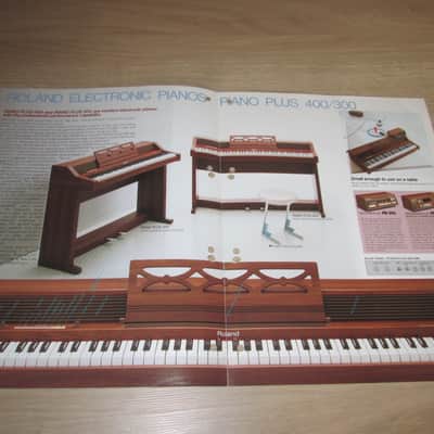Roland Vintage '80s Synthesizer Literature Package - Brochure/Catalog - Rare image 9