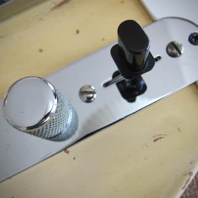 Fender "Esquire" Spanish Electric Solid Body Electric Guitar Original Brown Case Circa-1960-Blonde Lacquer Ash Body image 9
