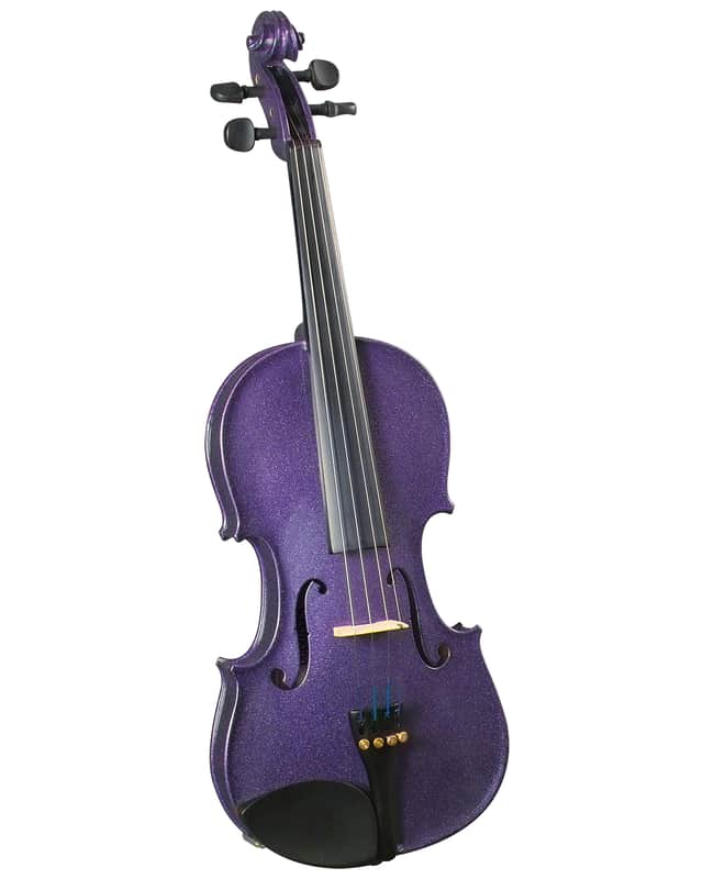 Cremona SV-75PP Premier Novice Violin Outfit – Sparkling Purple – 4/4 Size image 1