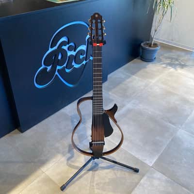 Yamaha SLG200N Silent Nylon String Guitar 2010s - Tobacco Sunburst image 1