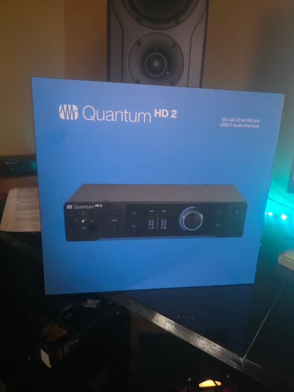 PreSonus Quantum HD2 USB-C Audio Interface 2024 - Present - Black image 1