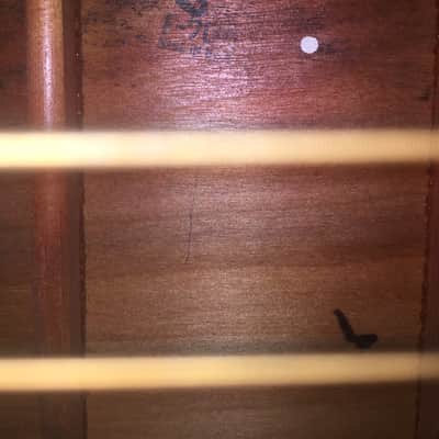 Harmony Stella H933 F-70 Acoustic guitar 1960's Dark Red Burst image 3