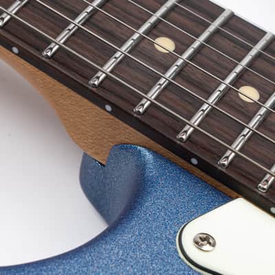 EART YMX-SG3,Roasted Book-match Mahogany Solid Body,22 Stainless Steel Frets,6-Point Synchronized Tremolo image 5