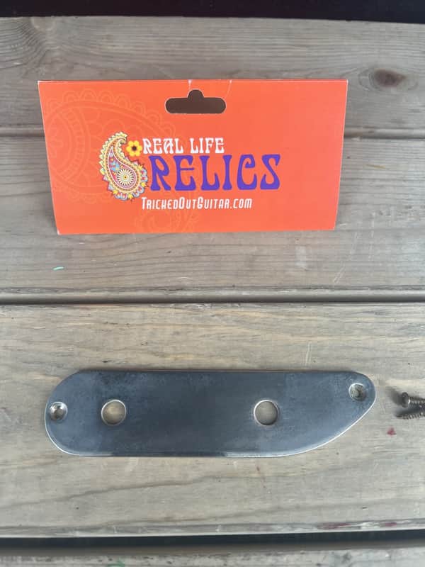 Real Life Relics Fender® Aged  51 Precision P Bass® Control Plate    [Y10] image 1