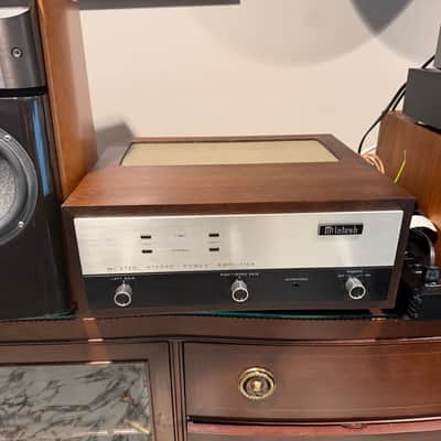 McIntosh MC2120 120-Watt Stereo Solid State Power Amplifier 1976 - 1982 - Aluminum image 1