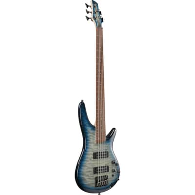 Ibanez Standard SR405EQM-SCB Stained Cosmic Blue Starburst - 5-String Electric Bass imagen 3