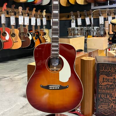 Fender Acoustic "California vintage Palomino", Sienna Sunburst finish with hard case - Open Box image 1