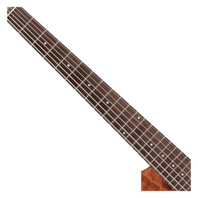 Used Ibanez MDM1606 MDM 6-String Bass Guitar w/Bag - Natural Mocha Low Gloss image 3
